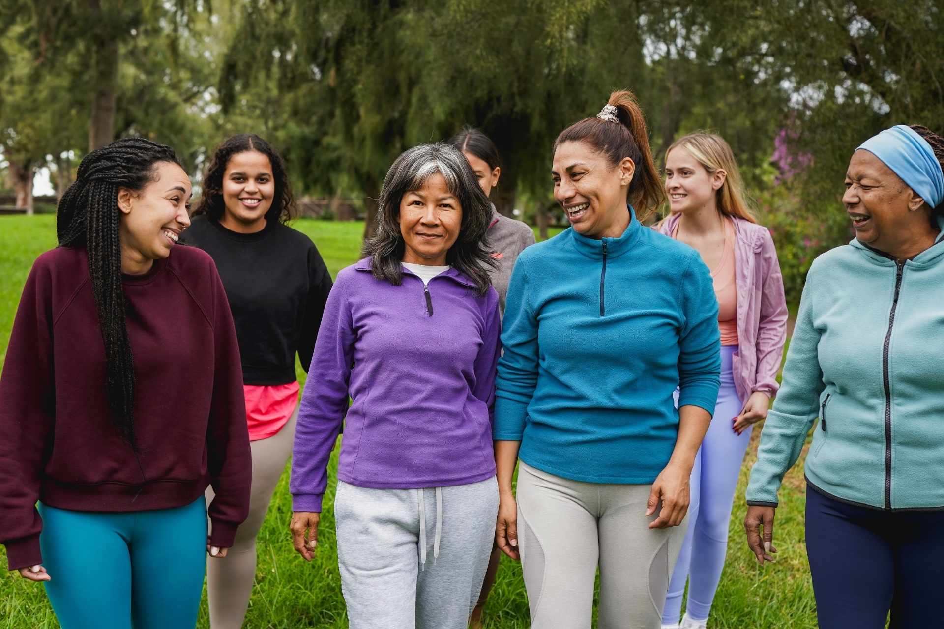 A group of women walking